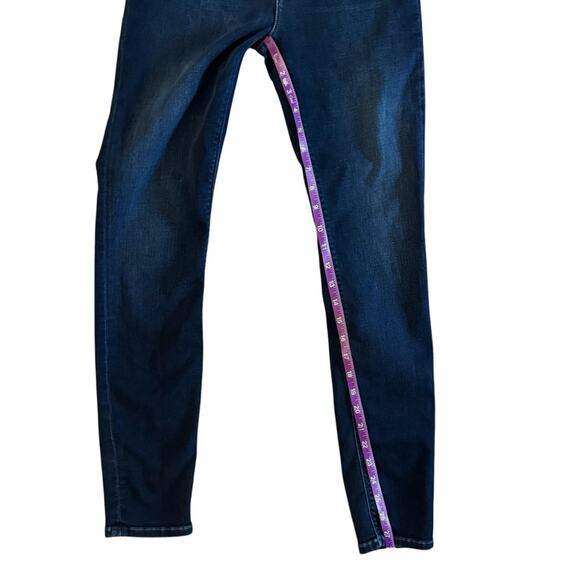 Hudson Barbara Super Skinny Jeans women size 27 Blue Dark Wash high rise Bodycon - Picture 8 of 11